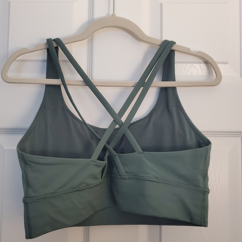 lululemon athletica Sage Green Strappy Sports Bra - Picture 2 of 6